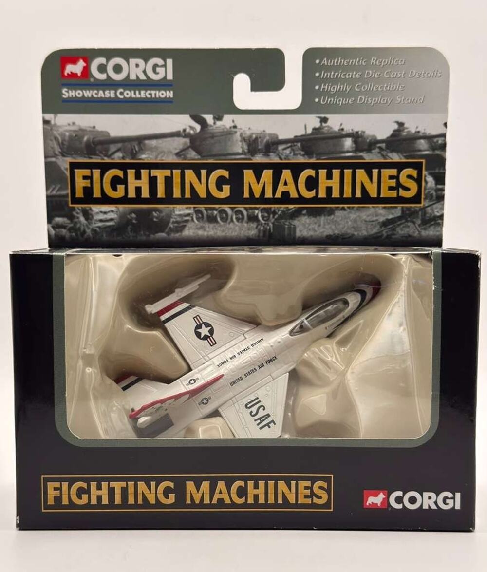 Corgi Fighting Machines Lockheed F-16C Fighting Falcon USAF Thunderbirds Diecast